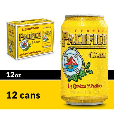 Pacifico Clara Mexican Lager Beer Cans