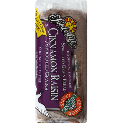 Food for Life Bread, Cinnamon Raisin