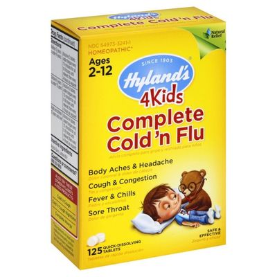 Hyland's Cold 'n Flu, Complete, 4Kids, Quick-Dissolving Tablets