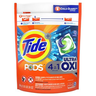 Tide Pods Ultra Oxi Liquid Laundry Detergent Pacs
