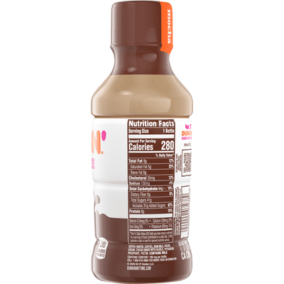 Dunkin Mocha Iced Coffee Bottle 13 7 Oz Instacart