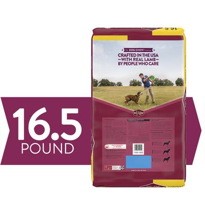 Purina Dog Chow Dry Dog Food, Tender & Crunchy With Real Lamb