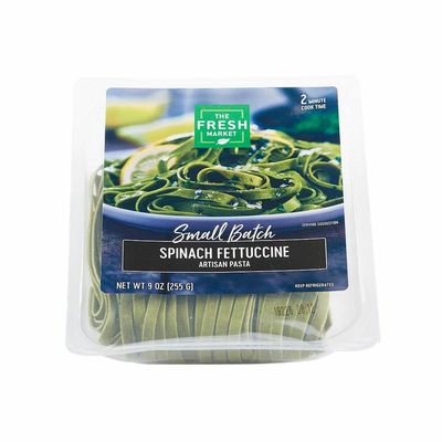 The Fresh Market Spinach Fettuccine Artisan Pasta