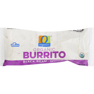 O Organics Burrito, Organic, Black Bean, Quinoa