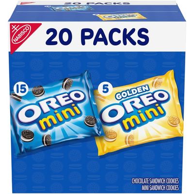 Oreo Mini Sandwich Cookies Assorted Flavors 20 Snack Packs 15 Chocolate Minis 5 Golden Minis 20 Oz Instacart Oreo Mini Sandwich Cookies Assorted Flavors 20 Snack Packs 15 Chocolate Minis 5 Golden Minis 20 Oz Instacart