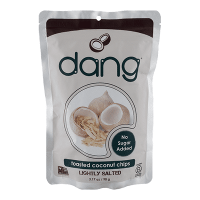 Dang Lightly Salted Coconut Chips, Unsweetened, Keto