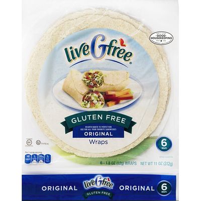 liveGfree Plain Gluten Free Wraps
