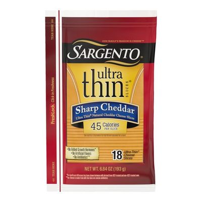 Sargento® Sharp Natural Cheddar Cheese Ultra Thin® Slices