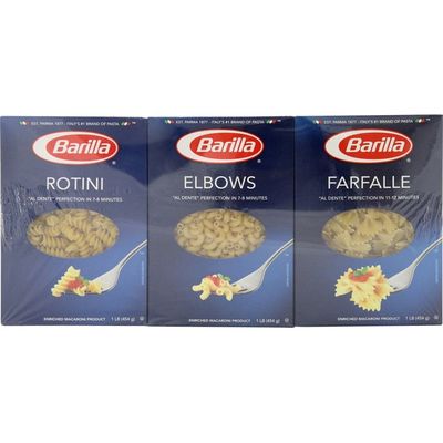 Barilla® Farfalle, Elbows, and Rotini Pasta Variety Pack