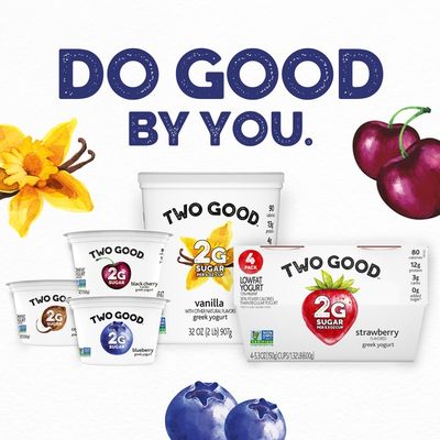Two Good Low Fat Lower Sugar Plain Greek Yogurt