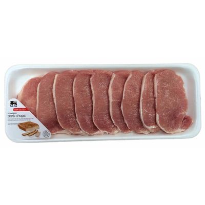 Food Lion Boneless Thin Sliced Pork Chops
