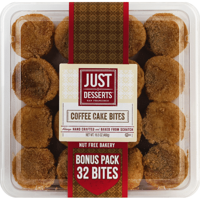 Just Desserts Cake, Coffee, Bites, Bonus Pack (16.5 oz) Delivery or ...