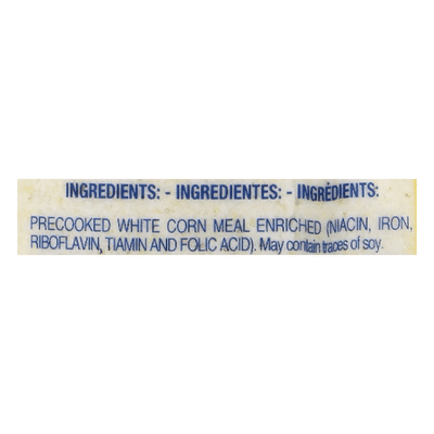 PAN Corn Meal, White, Pre-Cooked