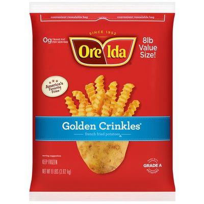 Ore-Ida Golden Crinkles French Fries Fried Frozen Potatoes Value Size