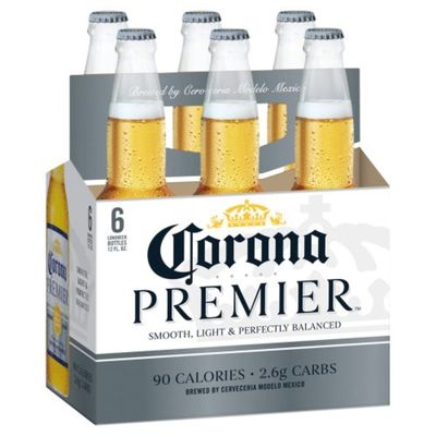 Corona Premier Mexican Lager Light Beer Bottles