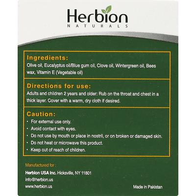 Herbion Chest Rub