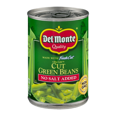Del Monte Cut Green Beans, No Salt Added