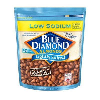 Blue Diamond Almonds, Lightly Salted - Low Sodium