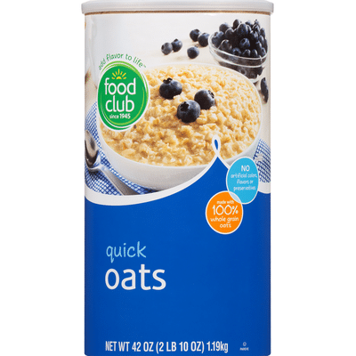 Food Club Oats, Quick