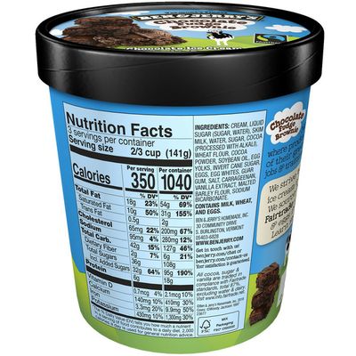 Ben & Jerry's Ice Cream Chocolate Fudge Brownie