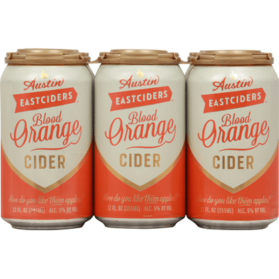 Austin East Ciders Beer, Cider, Blood Orange