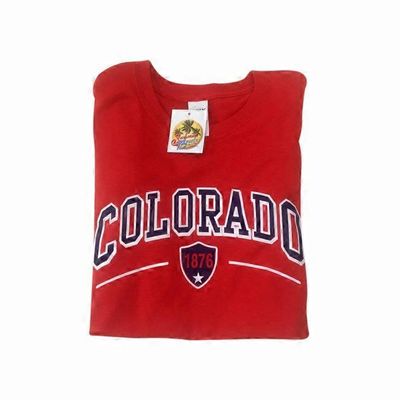 Smith Men's Red Cotton T-Shirt