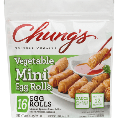 Chung's Egg Rolls, Vegetable, Mini