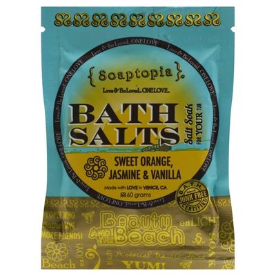 Soaptopia Bath Salts, Sweet Orange, Jasmine & Vanilla