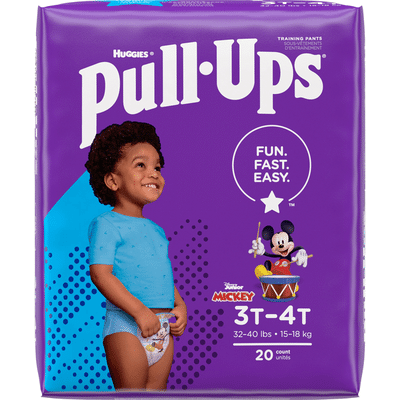 Pull-Ups Boys' Potty Training Pants Size 5, 3T-4T