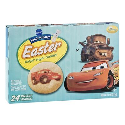 Pillsbury Ready To Bake Disney Cars Easter Shape Sugar Cookies 24 Ct 11 Oz Instacart