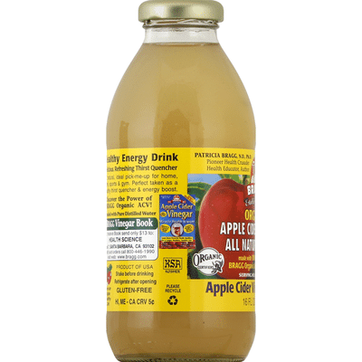 Bragg Vinegar, Organic, Apple Cider, Honey, Original