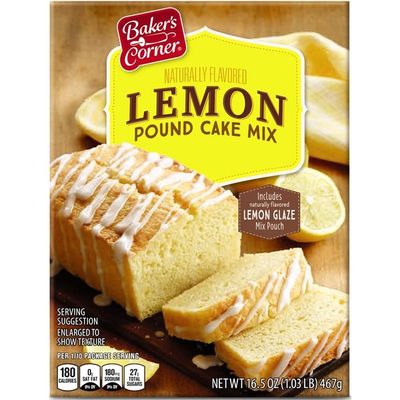 Baker's Corner Lemon Pound Cake Mix