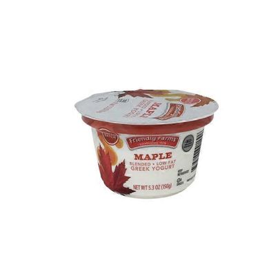 Friendly Farms Lowfat Maple Greek Yogurt