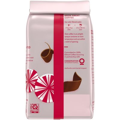 Starbucks Peppermint Mocha Flavored Ground Coffee 11 Oz Instacart