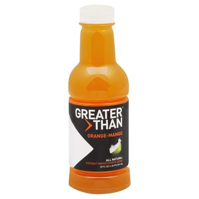 Greater Than Sports Drink, Coconut Water, Orange-Mango