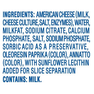 Kraft American Cheese Slices