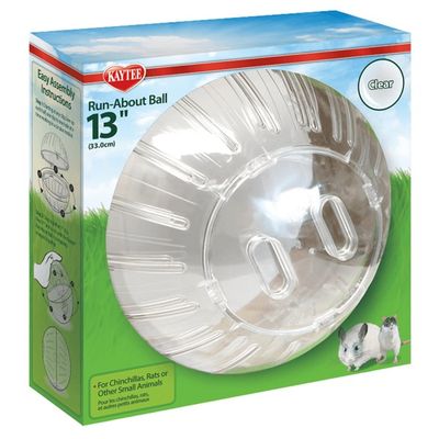 Super Pet 13" Clear Run About Ball For Small Pets Size Kyt Mega