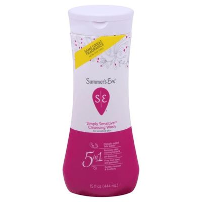 Summer's Eve 5 in 1 Simply Sensitive Cleansing Wash for Sensitive Skin