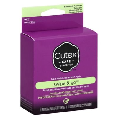 Cutex Nail Polish Remover Pads, Swipe & Go