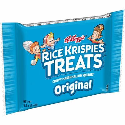 Kellogg's Rice Krispies Treats Marshmallow Snack Bar, Kids Snacks, Holiday Stocking Stuffers, Original