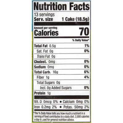Lundberg Family Farms Brown Rice Organic Rice Cakes Salt-Free