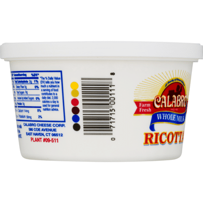 Calabro Ricotta Cheese Whole Milk