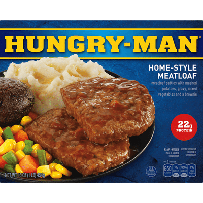 Hungry-Man Home-Style Meatloaf Frozen Dinner