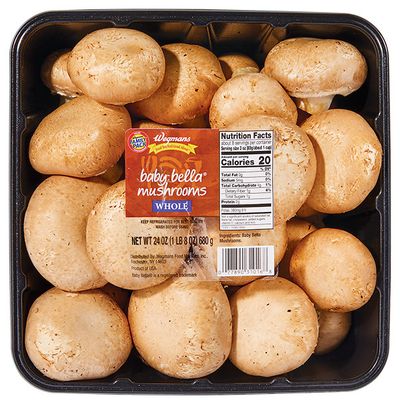 Wegmans Food You Feel Good About Whole Baby Bella Mushrooms, FAMILY PACK