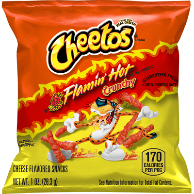 Cheetos Crunchy Flamin' Hot Cheese Flavored Snacks