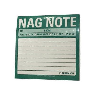 Knock Knock Nag Note Sticky Notes