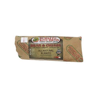 Burrito Kitchen 8 Ounce Bean & Cheese Burrito