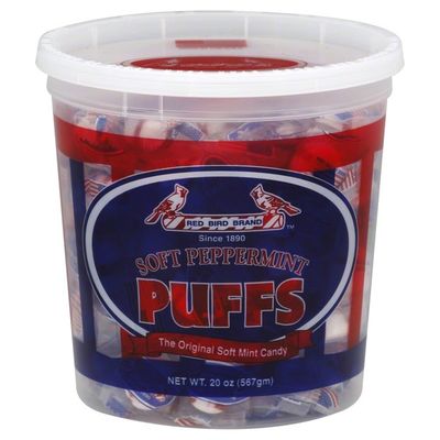 Red Bird Puffs, Soft Peppermint