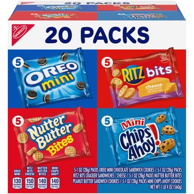 Nabisco Variety Pack Classic Mix Cookies & Crackers, 5 Varieties