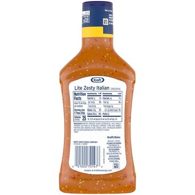 Kraft Zesty Italian Lite Salad Dressing